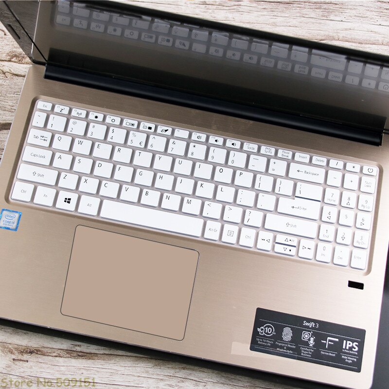 15.6 inch Laptop Keyboard Skin Cover For Acer aspire 5 A515-45 A515-45g A515-45S A515-43 A515-44G A515-54G A515-55G a515-56g: White