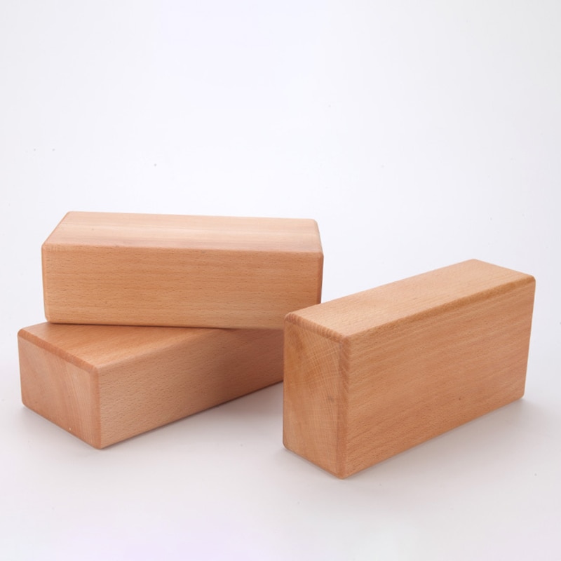 Wooden Solid Yoga Block Yoga Brick Handstand Block Yoga And Pilates Block Support Yoga Pose Essential Yoga Equipment Yoga Brick