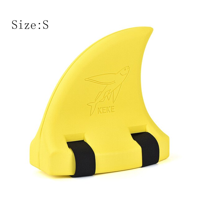 Aletas de natación EVA para niños y adultos, flotantes, flotantes para la piscina, ayuda para nadar, deportes acuáticos: yellow S