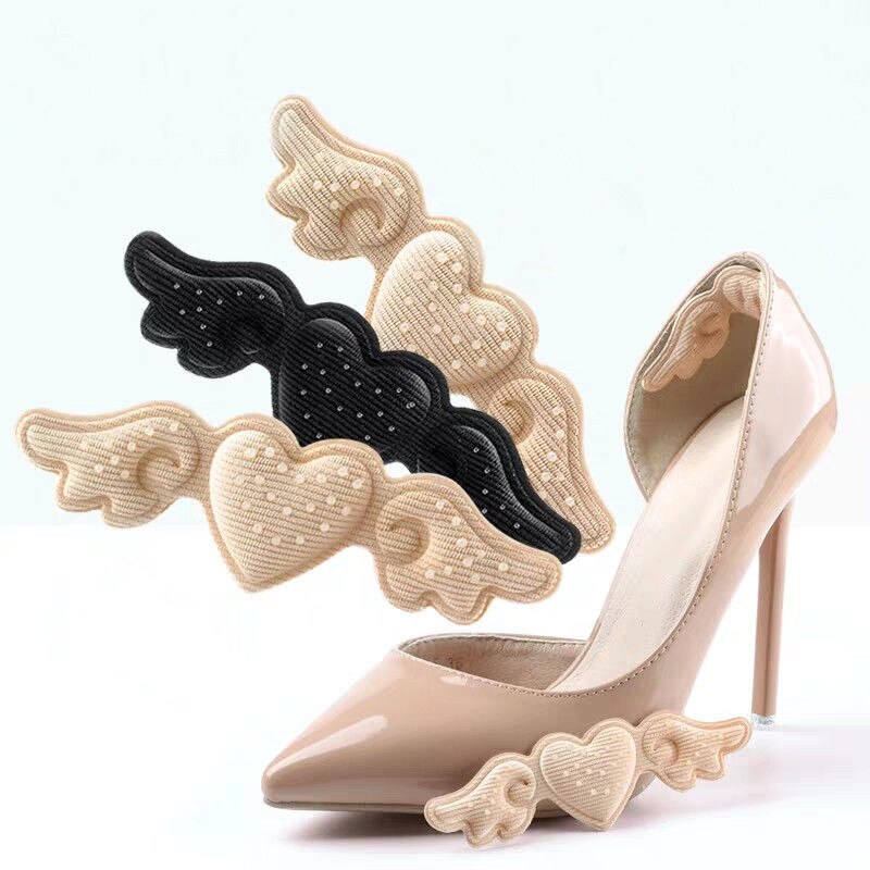 Women Relieve Heel Pressure Shoe Pads 3mm/6mm Thick Soft Sponge Heels Insert Self-adhesion Foot Pad Cushion Insoles Pain Relieve