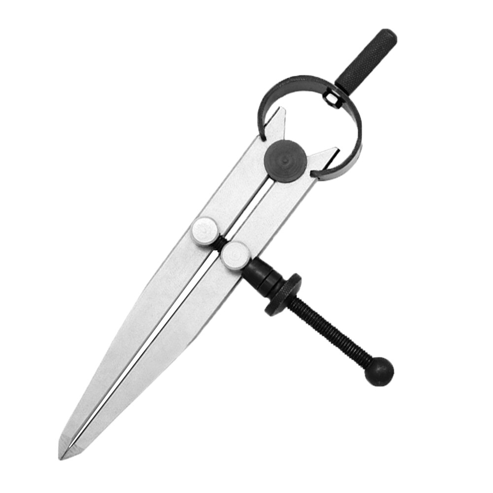 Leather Stitch Hole Distance Measure Tool Durable Carbon Steel Scriber Divider Wheel Compass Leather Divider Tool Rotary Cutter: Default Title