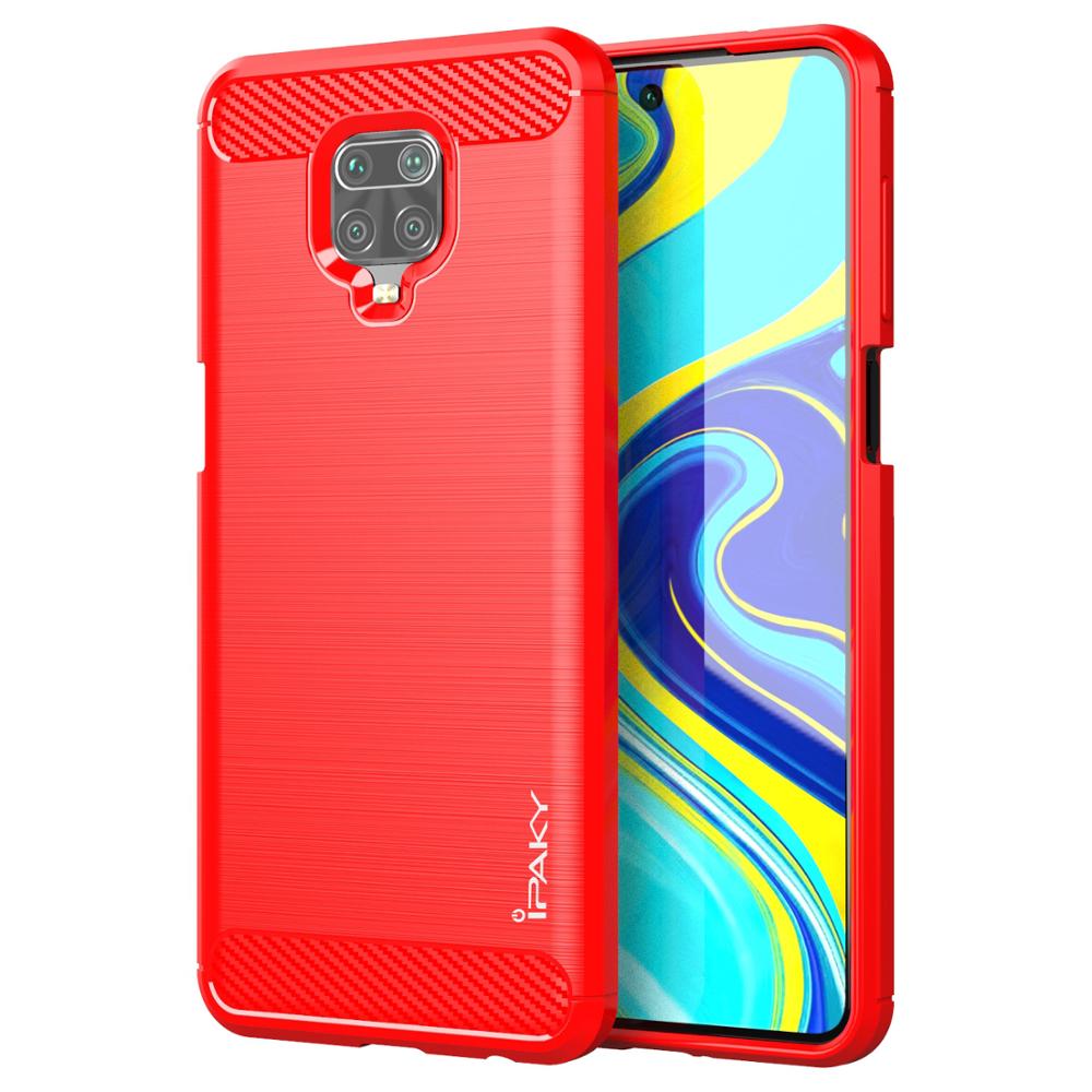 Ipaky armor telefon cover silikone cover på til xiaomi redmi note 9s 9 pro max 9 pro note 9 s note 9s 64/128 gb xiomi global bumper