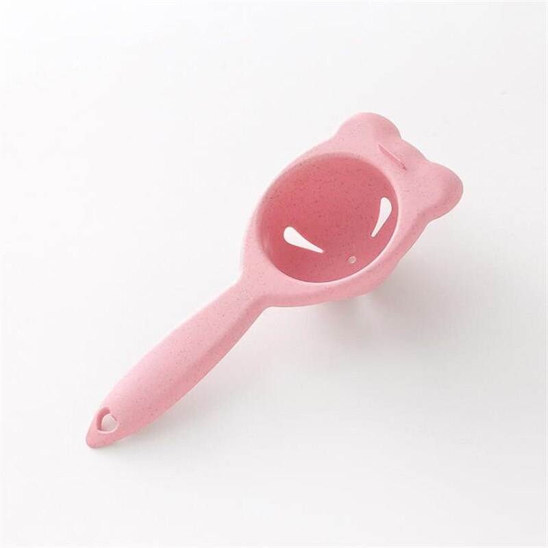 Tarwe Stro Eigeel White Separator Ei Filter Splitter Ei Separator Verdelers Keuken Gadgets Bakken Gebruiksvoorwerpen Ei Piercer: pink
