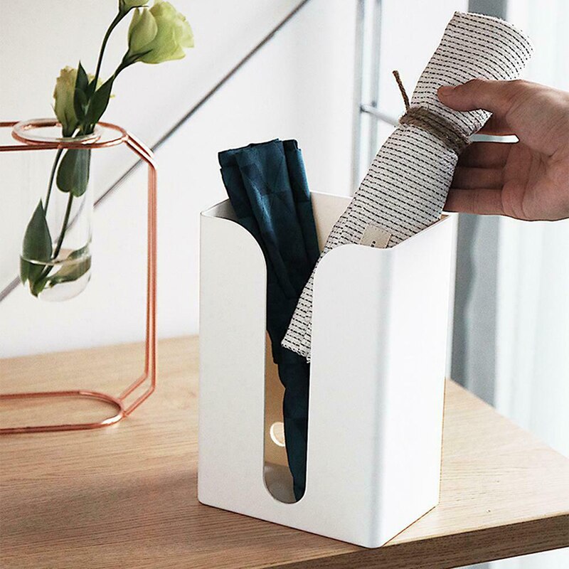 Wc Keuken Tissue Doos Papier Houder Draagbare Wandmontage Organizer Case Ye