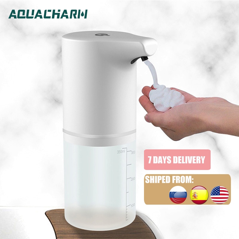 Intelligente Automatische Zeep Schuim Dispenser Hand Wasmachine Voor Keuken Badkamer Slimme Vloeibare Dispenser 350Ml