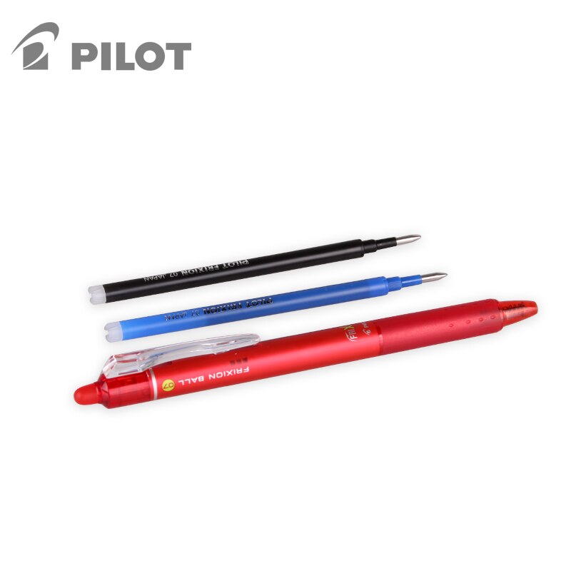Pilot sletbare pen refills farvede sletbare gel penne refill kuglepen refills skole papirvarer kontorartikler 0.7 bls -fr7