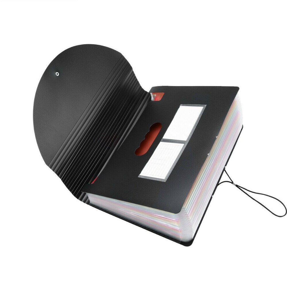 File Organizer, 24 Pockets A4 Office Expanding File Folder, Document Organizer, Accordion Filing Box, Receipt Paper Folders