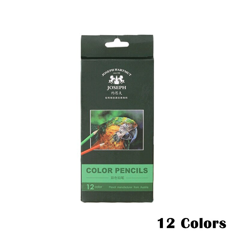 12/18/24/36/48/72 WaterColor Pencils Set Wood Colored Pencil Set Painting for kids Art School Supplies: 12 Colors