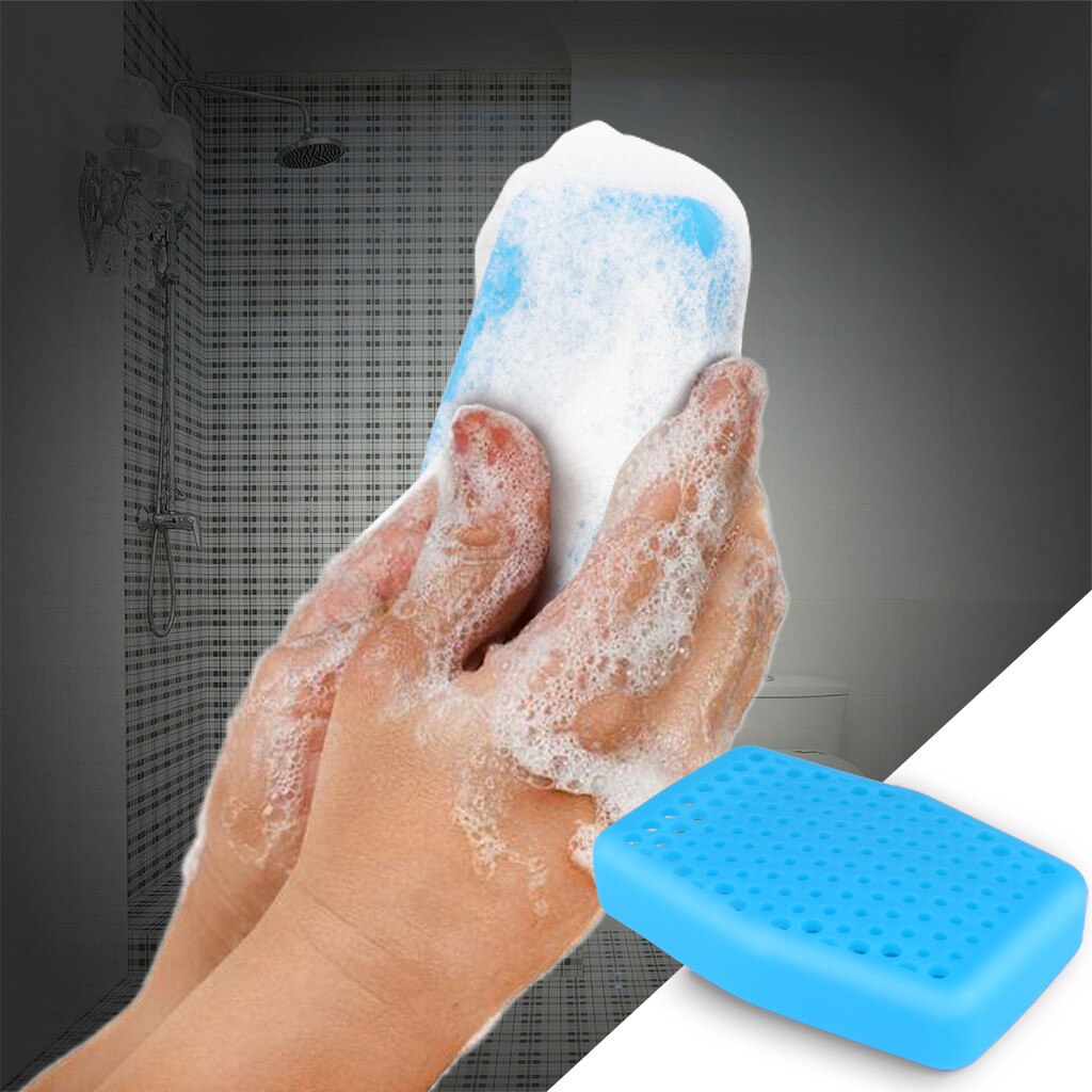 Silicone Soap Sleeve Sudstud Intelligently Shower Scrubber Clean Brush For Bathroom Cleaning Supplies