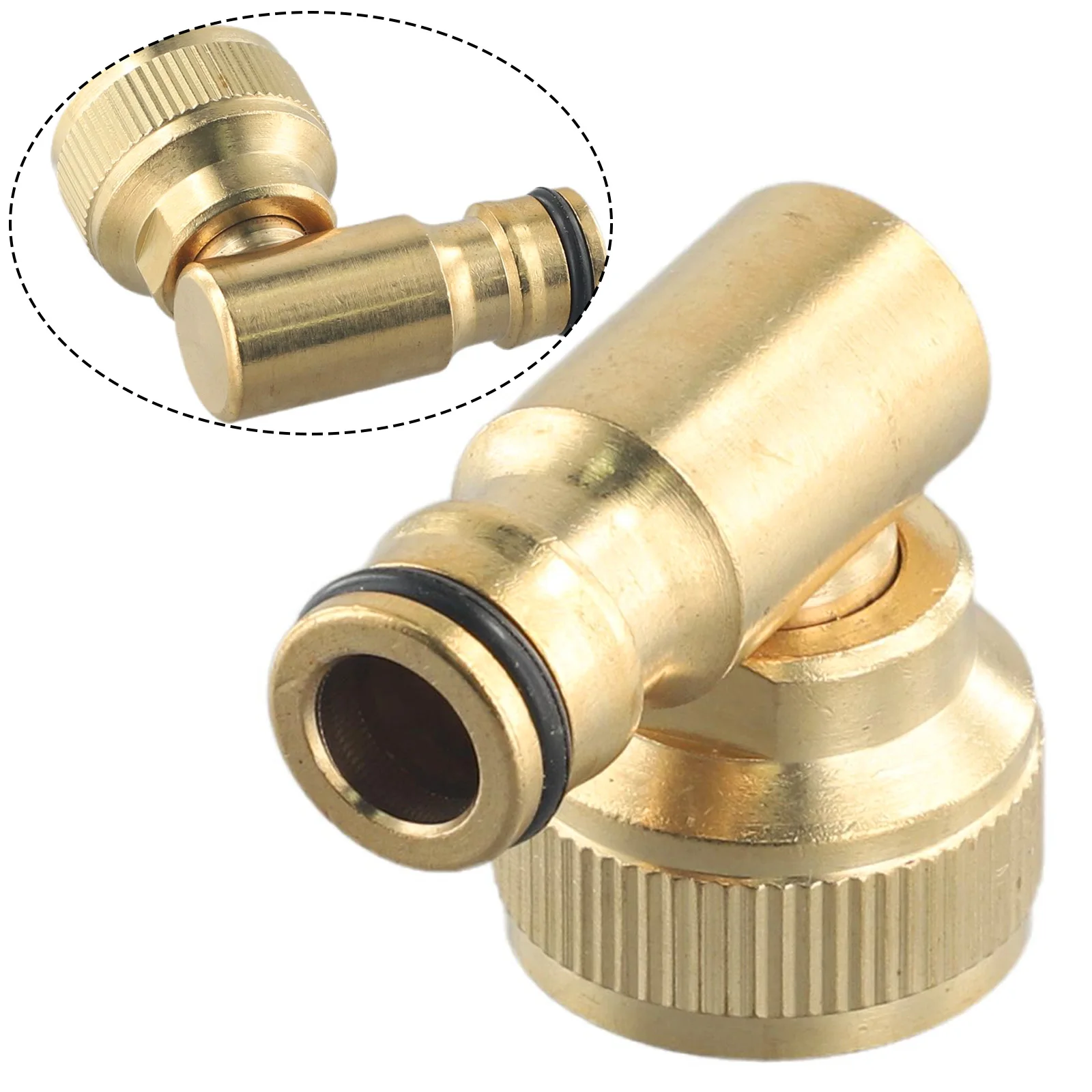 Hose Reel Swivel Elbow Quick Connector For Hoselock 3/4in Female For Hosereels Hose Reel Outdoor Quick Connector