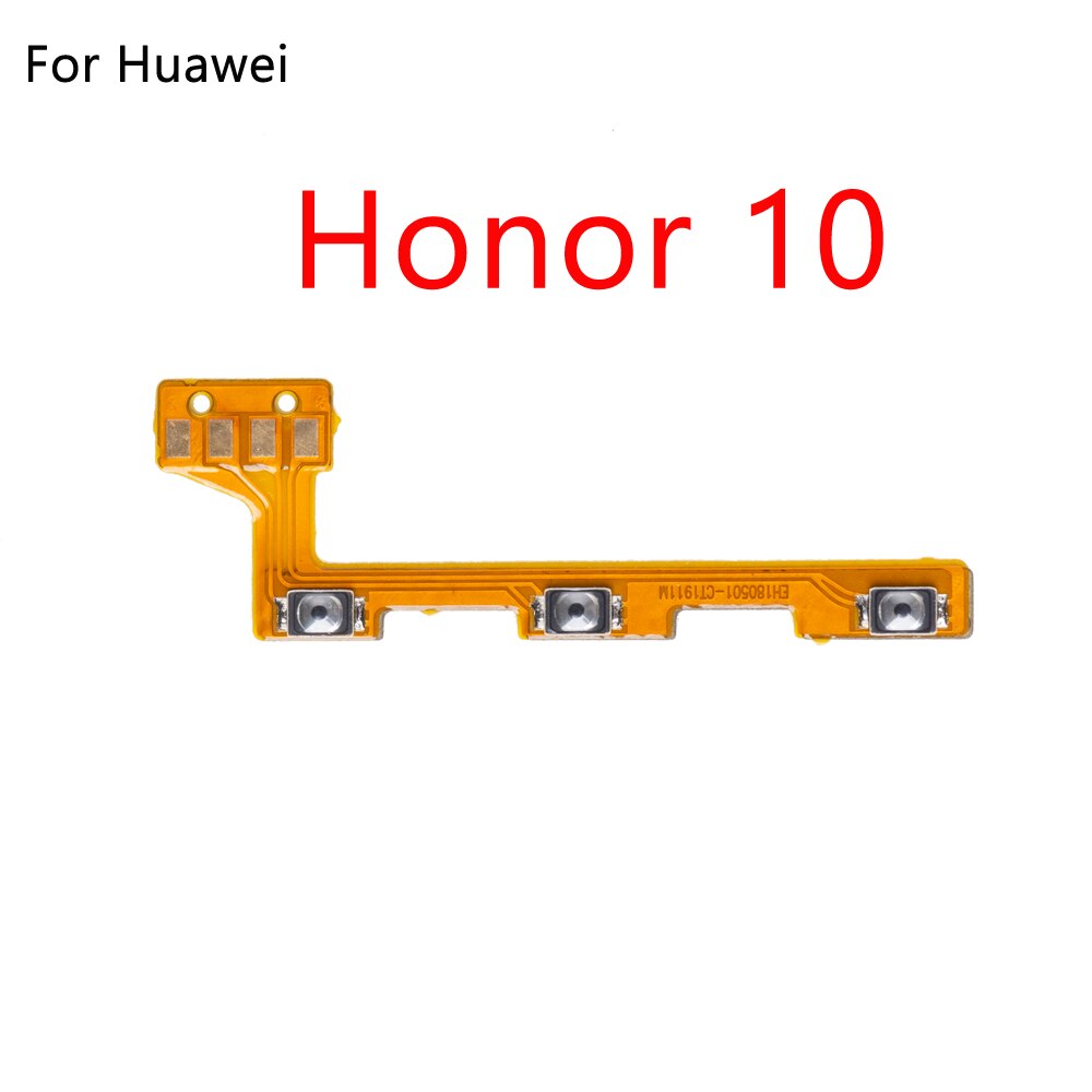 ON OFF Power Button Flex Cable Ribbon For HuaWei Honor 8 8C 9 10 Lite 8X max Mute Silence Volume Key Part: For Honor 10