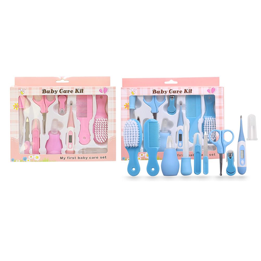 10 Pcs/set Safe Health Baby Nail Trimmer Baby Care Haircut Thermometer Nail Clippers Care Tools Kit Nail Products