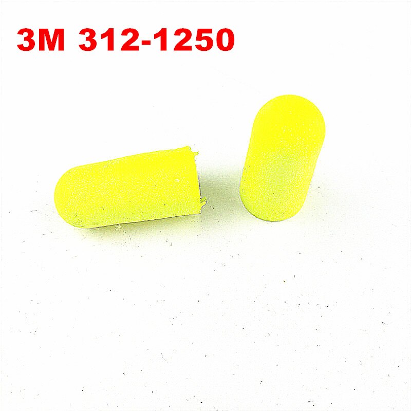 100pair/box 3M 312-1250 Advanced reduced noise bullet type earplugs