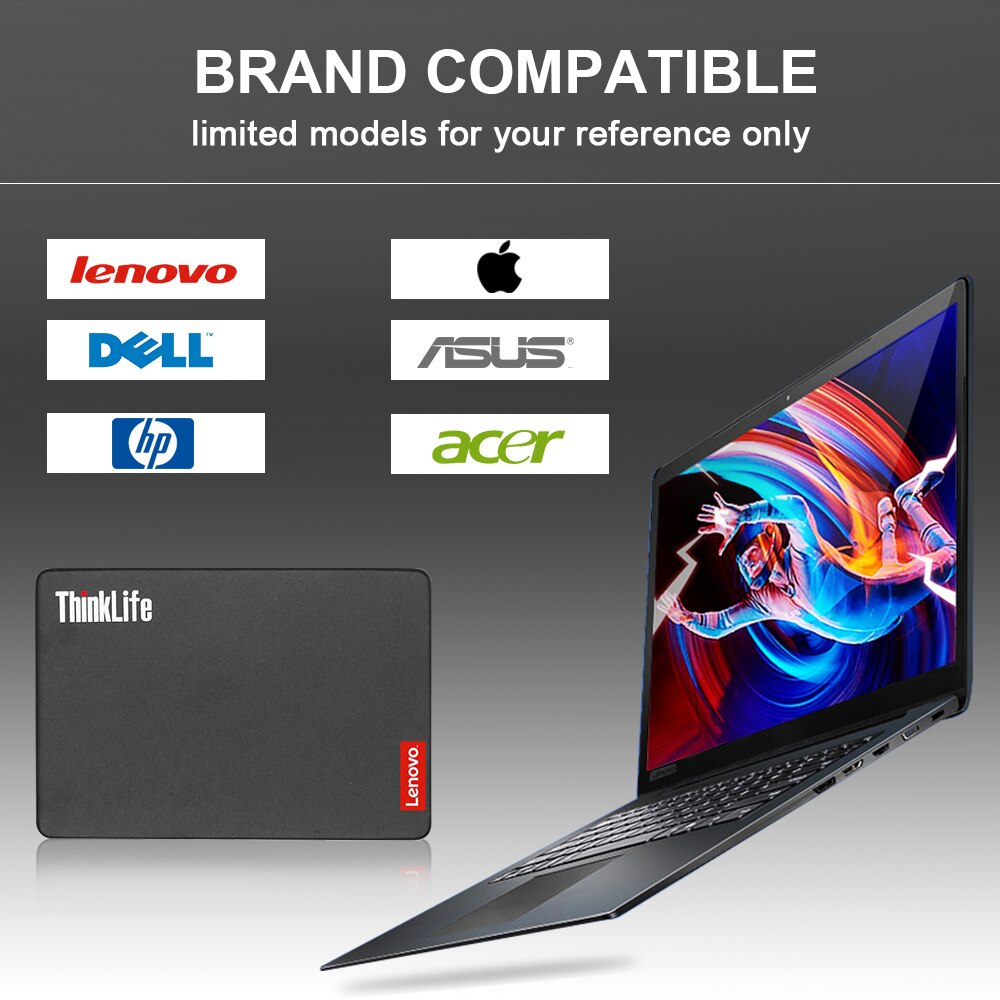 Lenovo hard drive 2.5" SATA3 thinklife SSD 128GB 256GB 512GB 120GB 240GB 480GBPhison/SMI controller for laptop desktop server