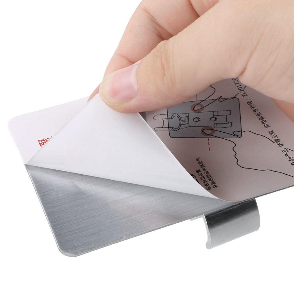 HILIFE Hand Held Bathroom Shower Head Fitting Portable Hook Pedestal Bracket Head Stand Bracket Wall Gel Mounted Shower Holder