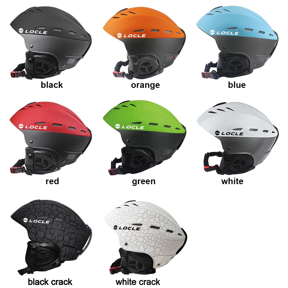 Locle Winter Sport Ski Helm Ce-certificering Materiaal Abs + Eps Sneeuw Skiën Snowboard Skateboard Helm 55-61Cm