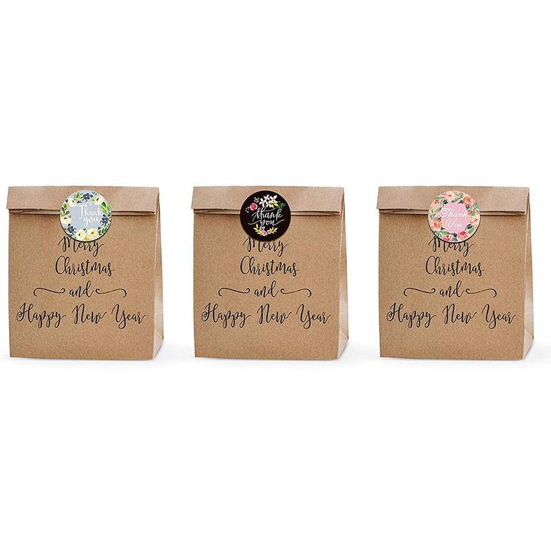 500 Handmade With Love Stickers Scrapbooking Hand Made Handmade Label Kraft Round Sticker Stickers Labels Wedding Z4H1