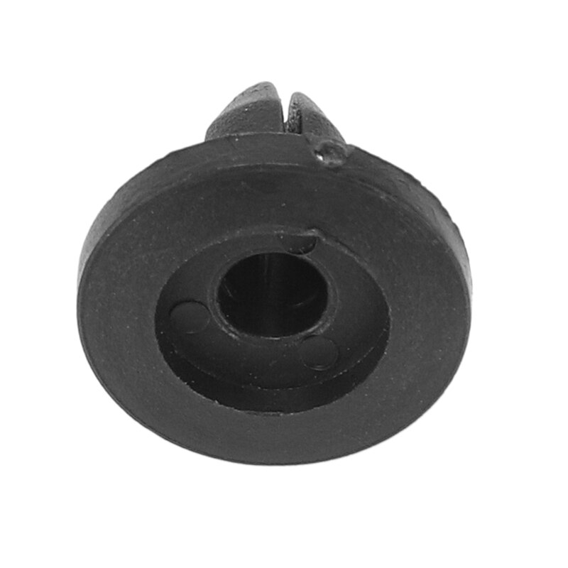 SODIAL(R) 100 Pcs Car Fender Push in Type Plastic Rivets Fastener Black 15 x 13 x 6mm