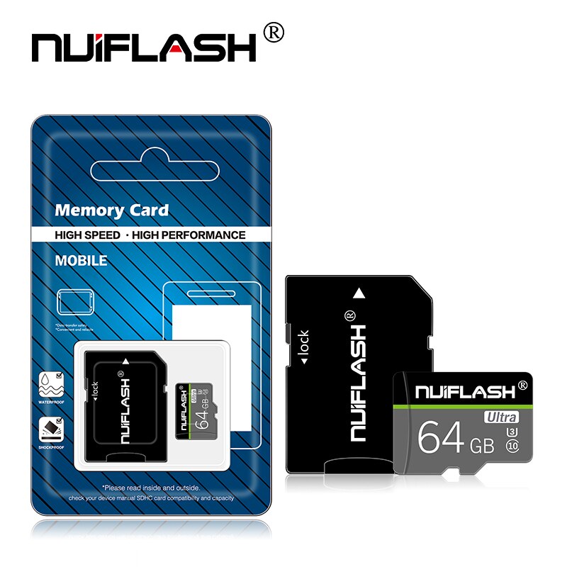 Tf-kaart 16gb 32gb 64gb klasse 10 geheugenkaart 4gb 8gb klasse 6 smart sd-kaart tf-kaart werkelijke capaciteit voor telefoons/camera's
