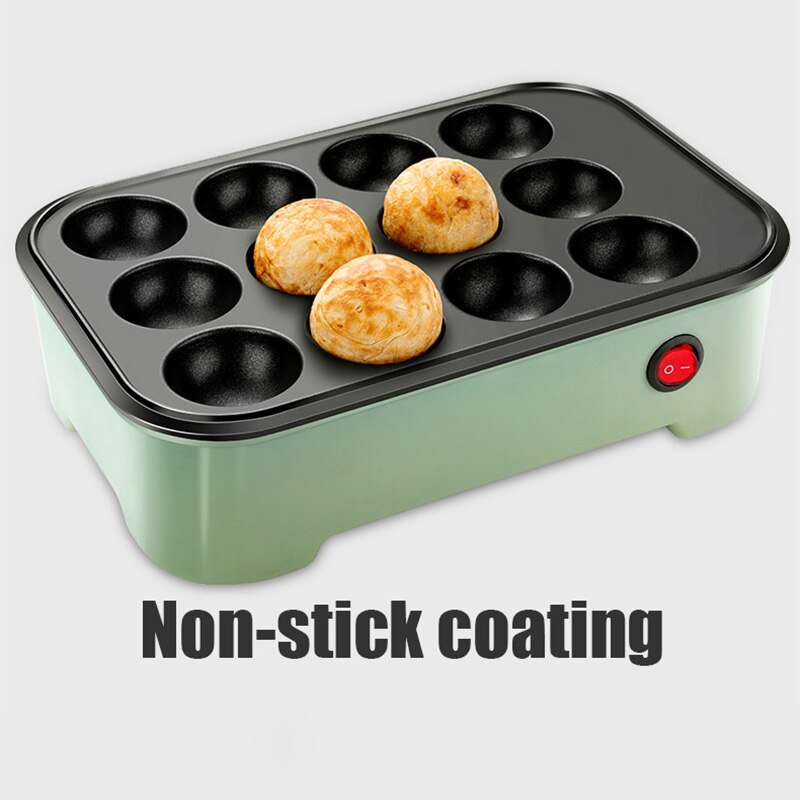 Octopus Ball Maker Takoyaki Baking Pan Electric Taiyaki Machine Sausage Hotdog Eggs Omelette Grill Japanese Fish-Shape Cake Oven