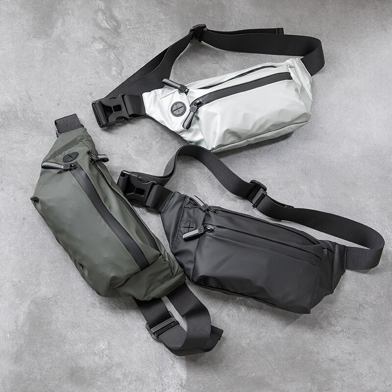 Waterdichte Man Heuptas Mode Borst Pack Outdoor Sport Crossbody Tas Toevallige Reizen Mannelijke Bum Belt Bag