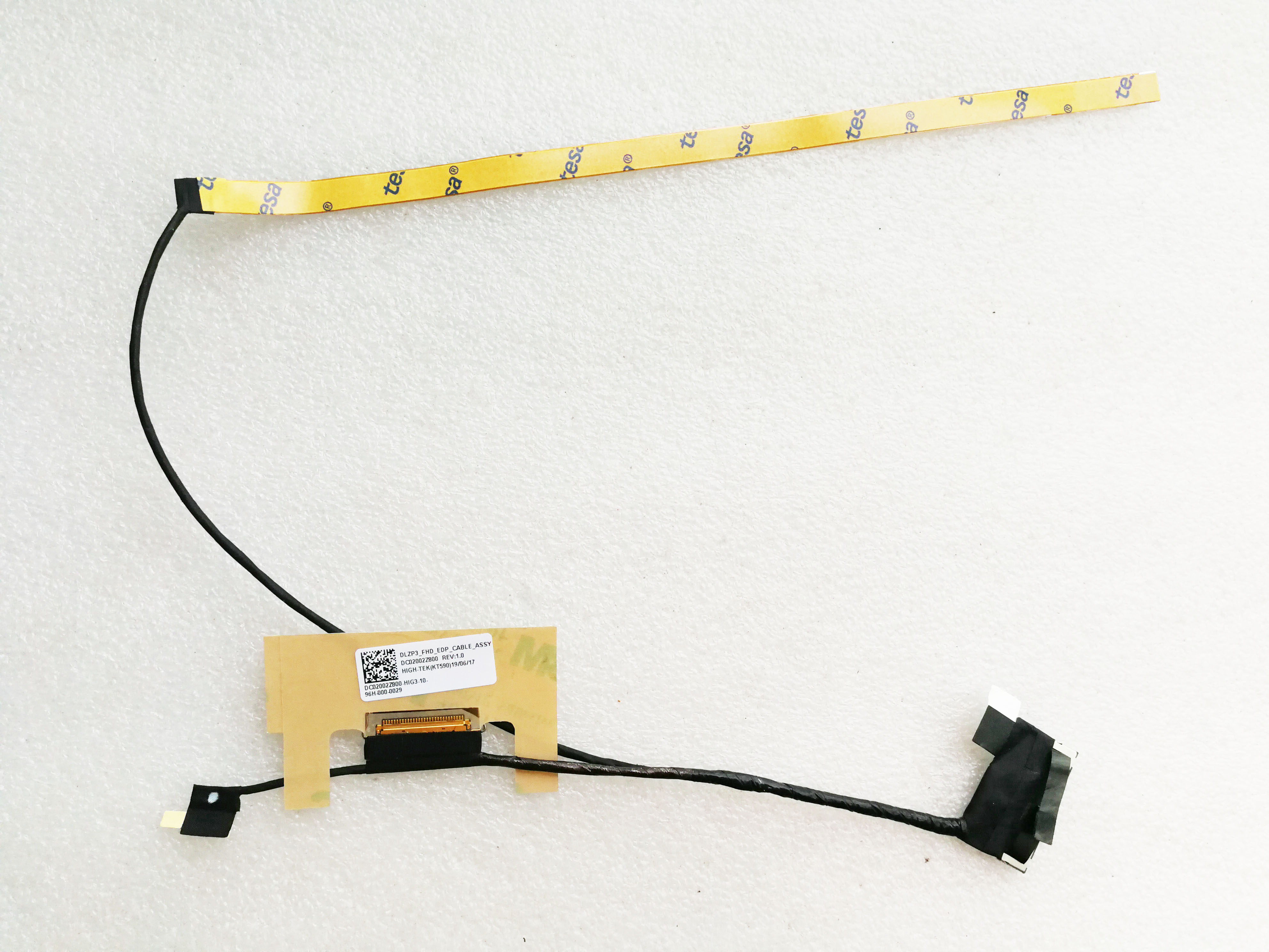 original para lenovo YOGA 730-13IKB-13ISK DLZP3 FHD led cable lvds de lcd DC02002Z800