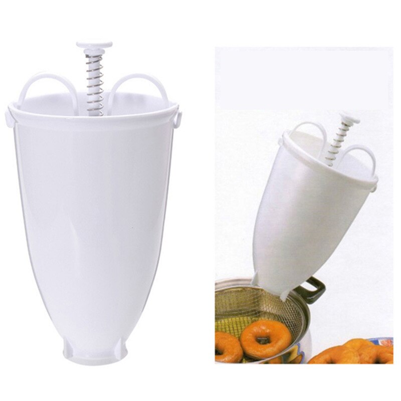 Molde de rosquilla fácil dispensador de gofres Manual máquina portátil para hacer rosquillas molde torta cocina pastelería herramienta para hornear DIY