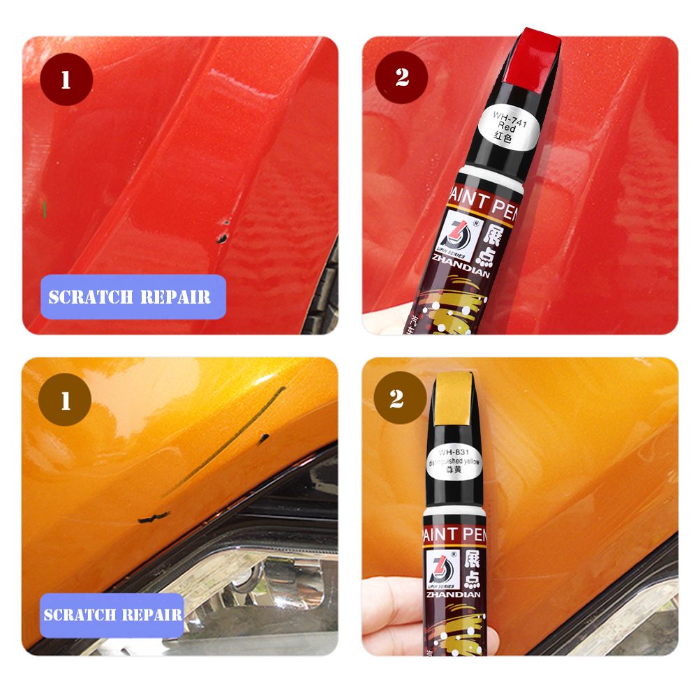 1PC samochodów Touch Up Pen naprawa zarysowań samochodowych Nick pisak do usuwania samochodów Auto Coat Scratch wyczyść naprawa marker z farbą Touch Up Remover