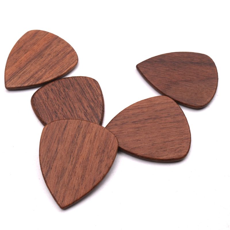 2 stuks Zwarte Walnoot Hout Skelet Akoestische Basgitaren Pick Peddels Gitaar Spelen Accessoires Skelet Akoestische