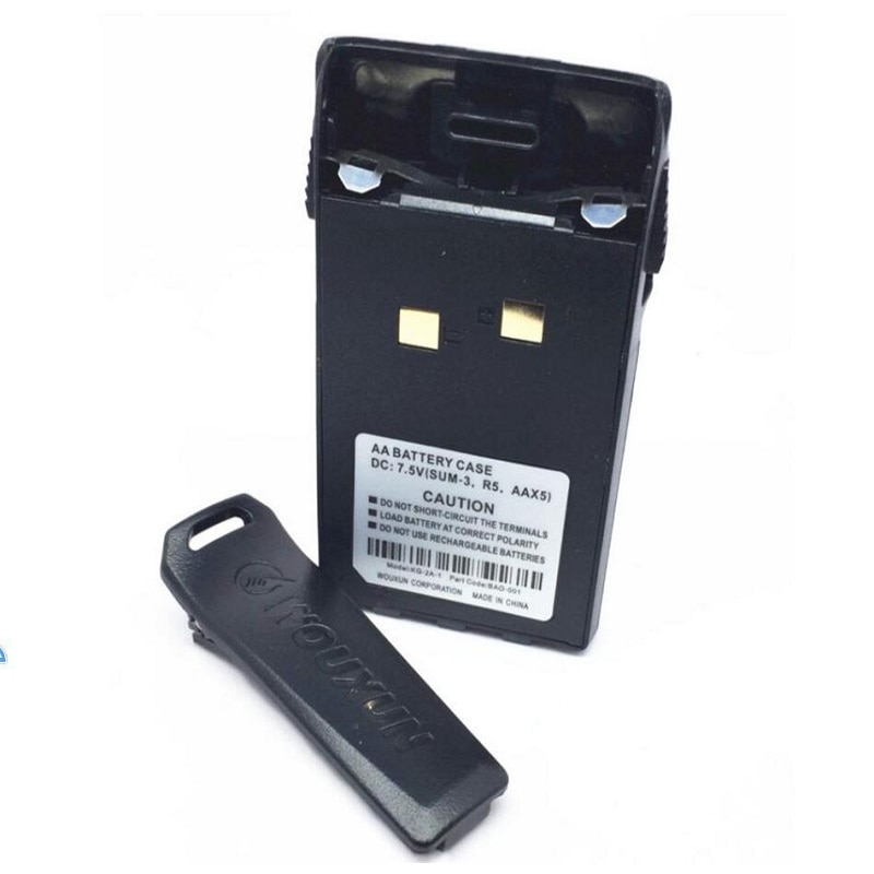 5AA Batterij case voor wouxun KG 6D 833 639P 669P 679 689 emergency batterij case van OSEN KG-UVD1P walkie-talkie