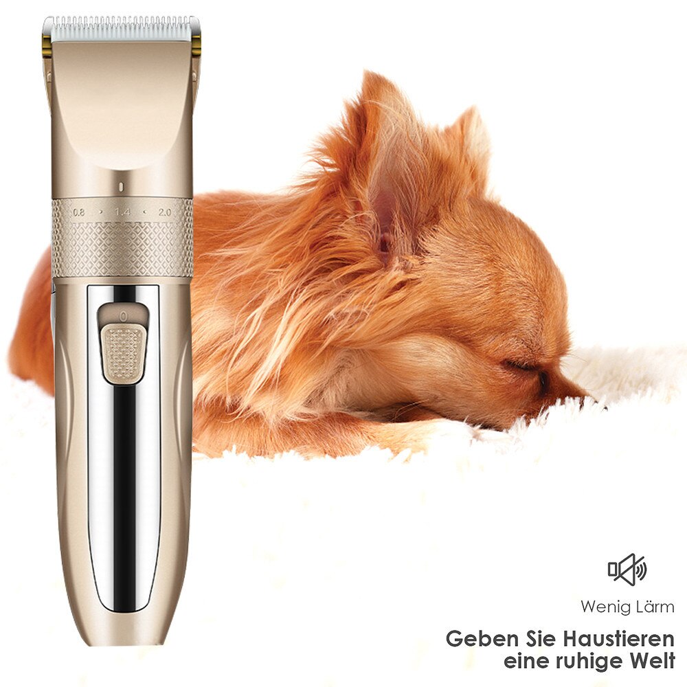 Hund Haarschneidemaschine Haar Schere Wiederaufladbare Haustier Haar Trimmer Tiere Körperpflege Schermaschinen Hund Haar Trimmer Schneider