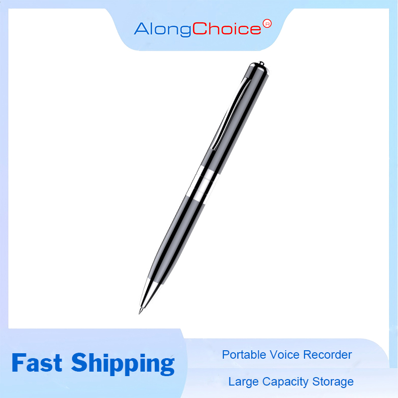 Registratore vocale portatile Dittafono audio professionale Penna di registrazione con riduzione del rumore ad attivazione vocale Registratore audio a lungo termine