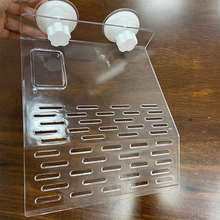 Acryl Schildpad Zonnen Platform Schildpad Klimmen Drijvende Platform Milieubescherming Aquarium Onderwater Dierbenodigdheden: L transparent