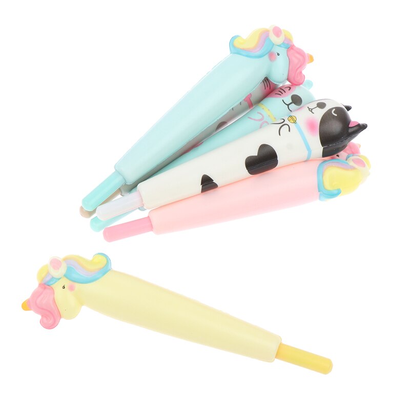 1Pc Gesimuleerde Kleur Trage Rebound Pen Eenhoorns Dier Neutrale Overdrukventiel Pen Neutrale Pen