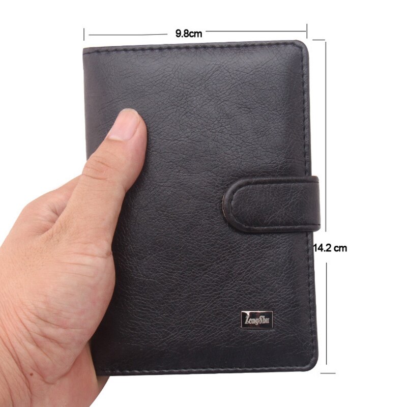 PU Leer Paspoort Cover Mannen Reizen Portemonnee Credit Card Holder Cover Russische Rijbewijs Portemonnee Document Case-BIH009 PM20