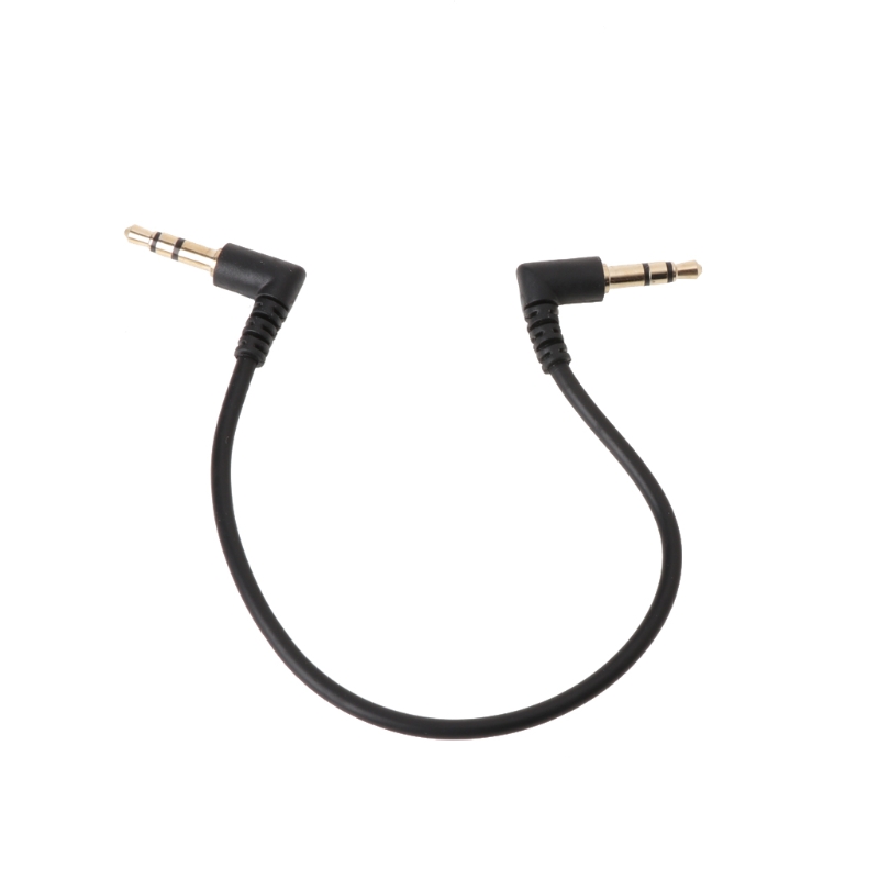 2022 90 Graden Haaks 3.5Mm Jack Male Naar Male Stereo Kabel Voor Auto Aux