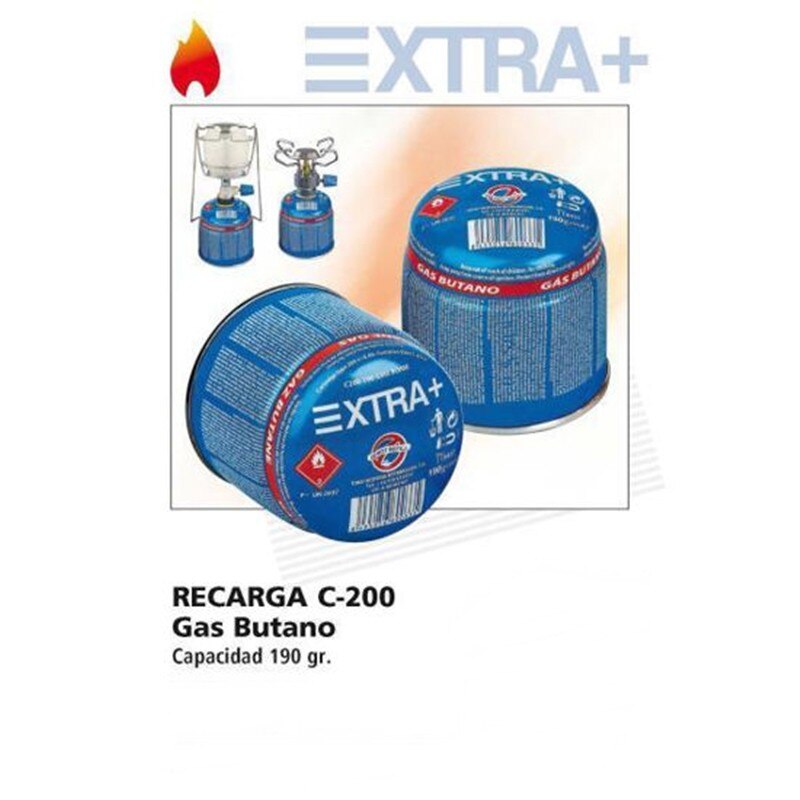 Pack de 2 Bombonas de gas EXTRA C-200 190 gr.