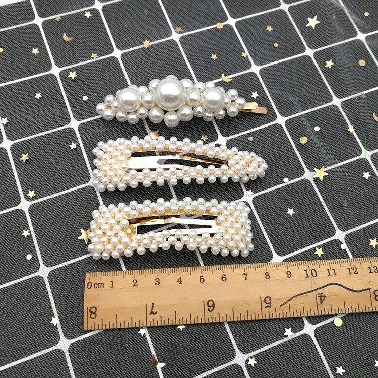 pearl hairpin ladies simple hairpin Korean hairpin hair accessories headdress styling accessories