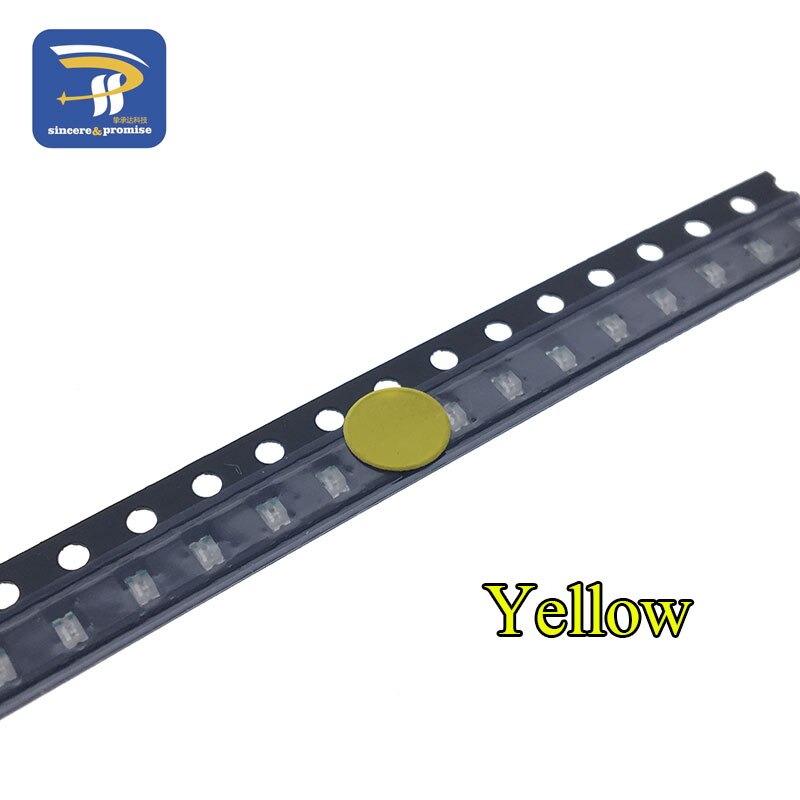 100 STÜCKE/LOT 1206 SMD Weiß Rot Blau Grün Gelb 20 stücke jeder Super Helle 1206 SMD LED Dioden paket Kit