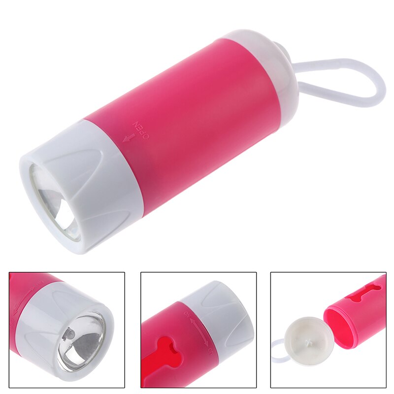 Dispensador de bolsas de caca de perro, dispensador de bolsas de basura ligeras LED, apto para bolsas de basura portátiles, bolsas de caca degradables para mascotas