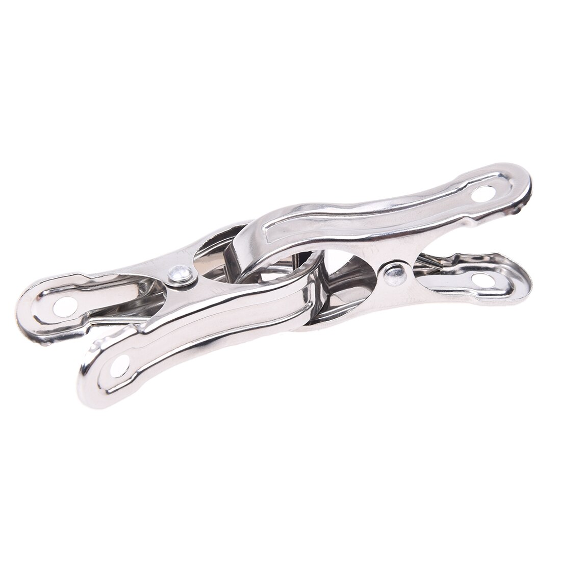 Pinzas metálicas de acero inoxidable para ropa de 20 piezas, pinzas para abrigos y pantalones, pinza para secar la ropa, perchero para lavar toallas