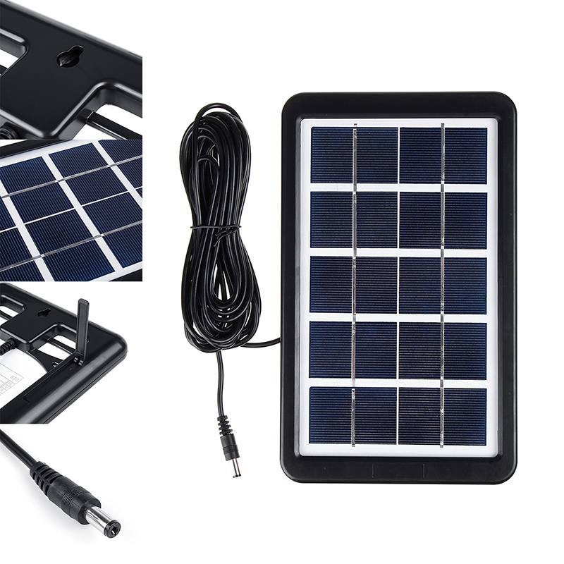 Outdoor Solar Panel Generator bluetooth MP3 Radio Home Power System Kit With 2 LED Bulb Solar Storage Generator Power System Kit