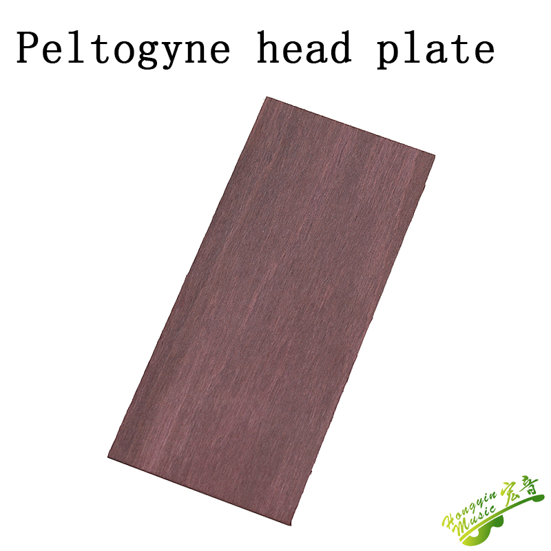 Planche de maquillage en placage de poupée de guitare, 1 pièce, patch de tête de guitare, décoration en bois massif, planche de protection de guitare électrique, production arrière: Chocolat