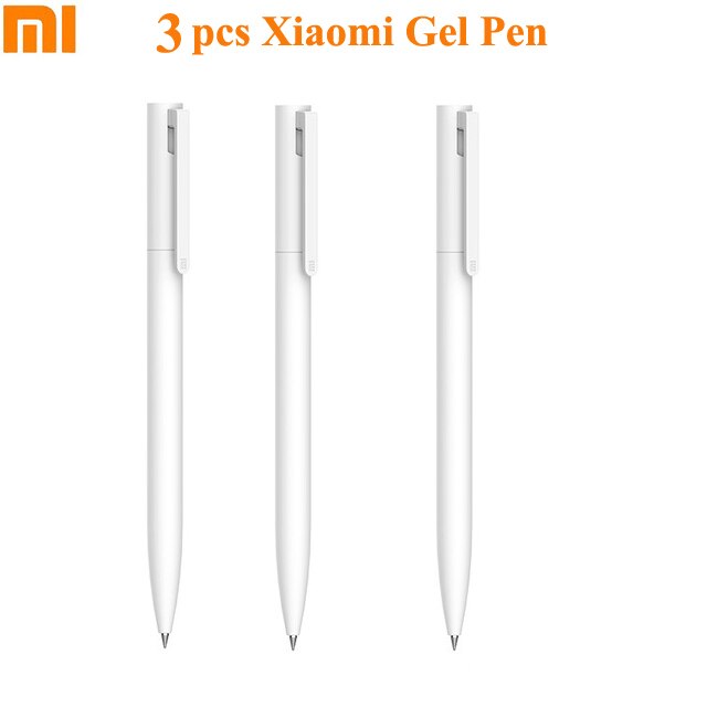Original Xiaomi Mijia Gel Pen MI Pen 9.5mm Signing Pen PREMEC Smooth Switzerland Refill MiKuni Japan Ink (Black/Blue) Best: GRAY