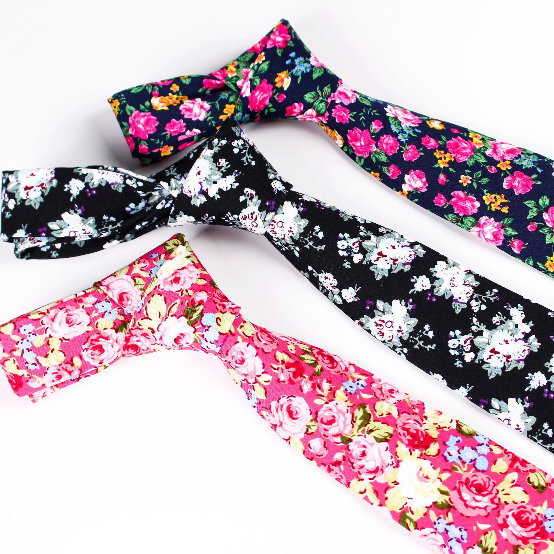 6.5cm stropdassen voor mannen en vrouwen, smalle stropdassen voor bruiloften, casual stropdassen, klassieke pakken, slanke katoenen stropdassen, aangepast logo