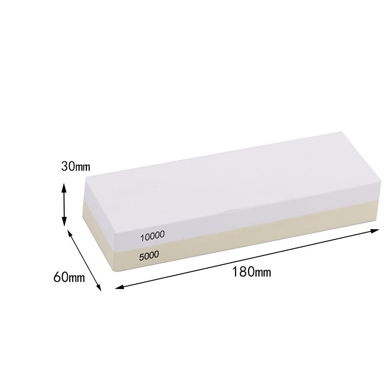 3000/8000/10000 Kitchen Whetstone Water Stone Honing Knife Grinder Sharper System Sharpening Stone white fused alumina: E Yellow White