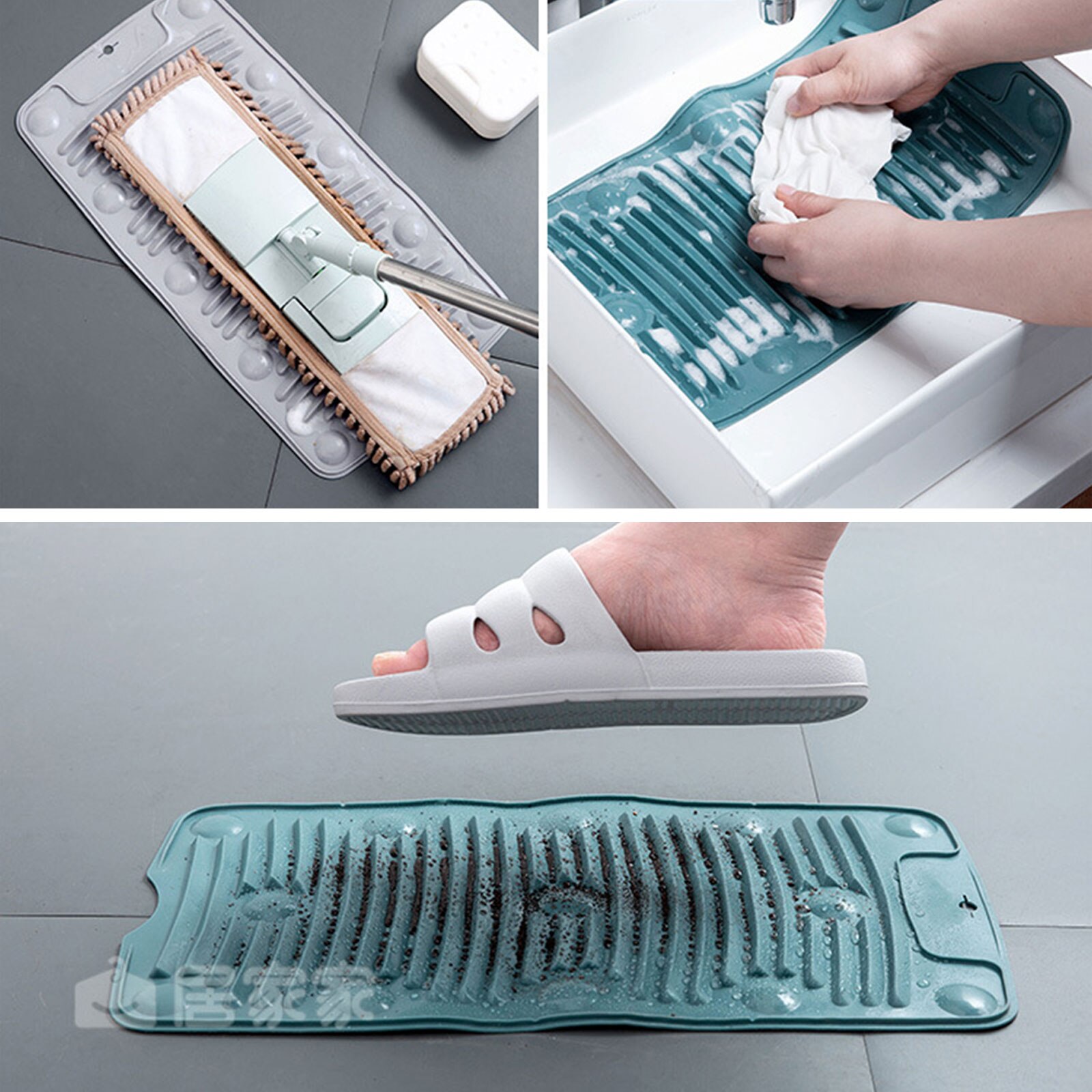 Washing Tools Clothes Washboard WASHBOARD Laundry Board Wash Board Plastic Foldable Easy To Clean Wash Clothes Board