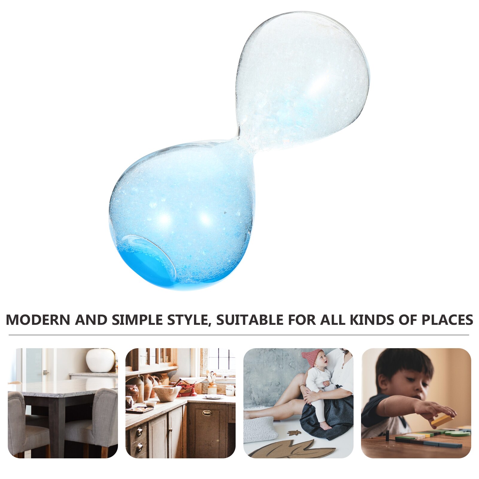 Glas Zandloper Zand Glas Timer Ornament Decoratieve Zandloper Zand Klok Decor