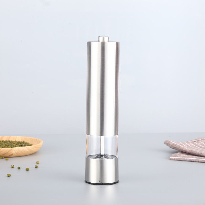 Elektryczny młynek robić pieprzu, automatyczny młynek robić soli i pieprzu o regulowana grubość, odpowiedni robić przypraw kuchennych: zestaw 2