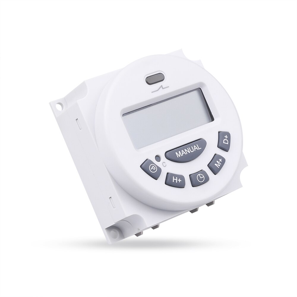 12V 110V 220V Digitale Lcd Timer Programmeerbare Tijdrelais Controle Wekker Licht Tijdschakelaar